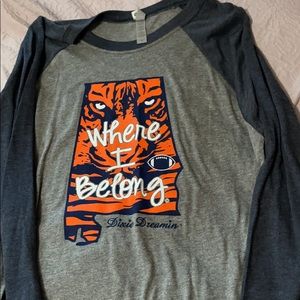 Ladies medium auburn tigers shirt